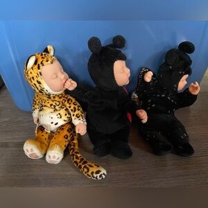 Anne Geddes Adorable Animal Costume Baby Dolls Set